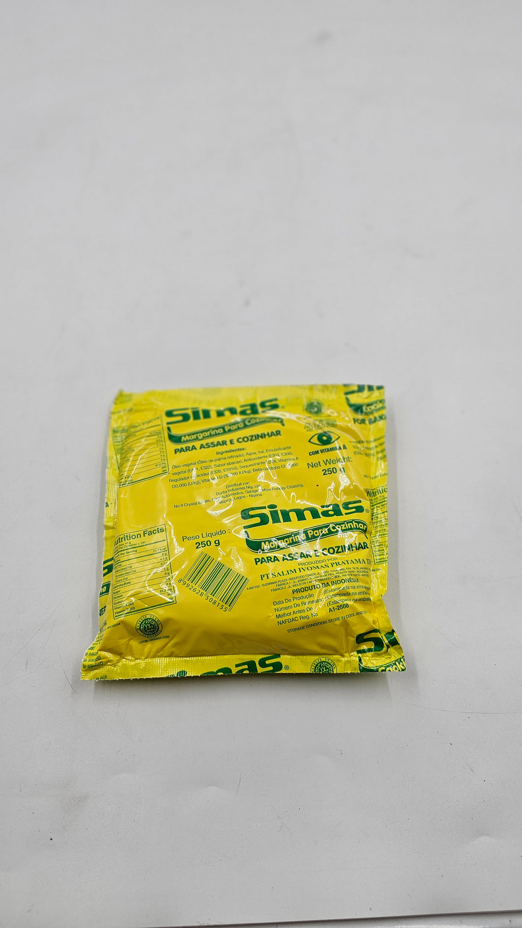 Simas Margarine pour cuisiner et pâtisser (250g)