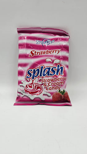 Sweetco Splash Strawberry & Cream Candy - 1 Pack